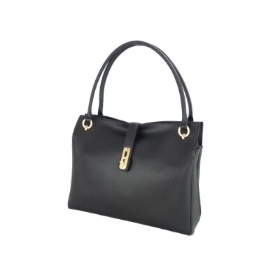 【濱野皮革工藝】 ディライトトート ミディアム(ブラック)