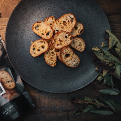 本格バゲットで作ったラスク、バゲットチップス人気3種詰め合わせ!おつまみやおやつにお勧め。