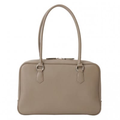 【濱野皮革工藝 HAMANO バッグ】フロット エヴィ ボストン(グレージュ)