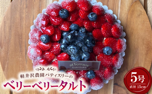 【冷凍】軽井沢農園パティスリーからベリーベリータルト5号【配送不可地域：離島】