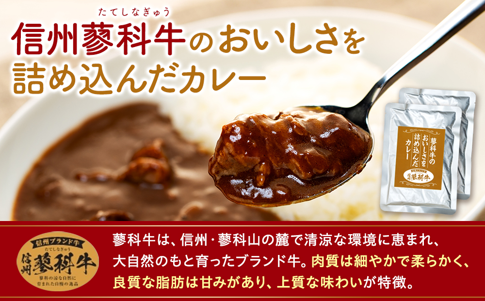 蓼科牛 ビーフカレー（160g×4袋）