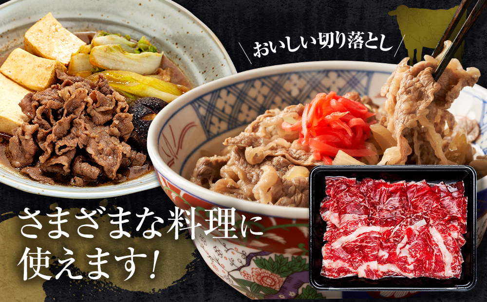 蓼科牛切落し400g×2