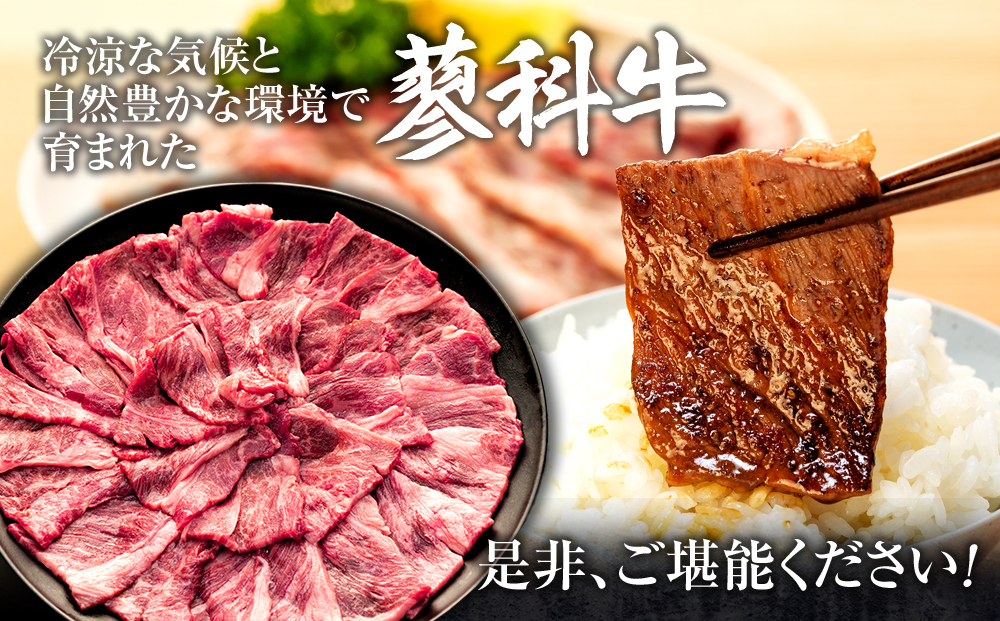 蓼科牛肩ロース焼肉用400g×2