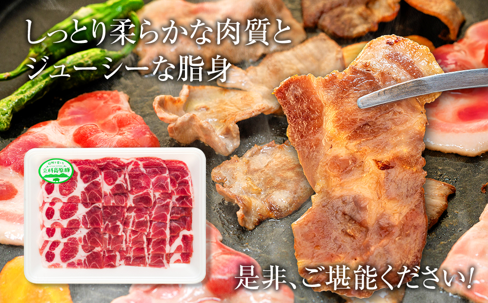 立科高原豚肩ロース焼肉用400g×3