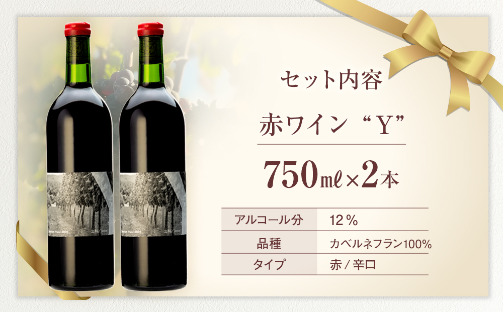 赤ワイン("Y")2本セット