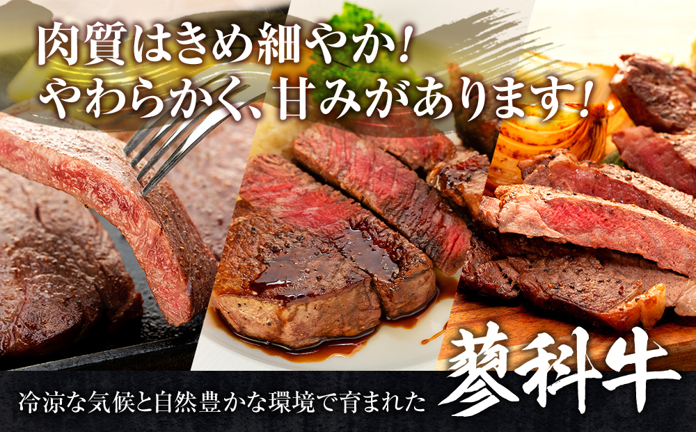 蓼科牛ステーキセット2（リブロース250g×2パック、サーロイン200g×2パック、ヒレ120g×2パック）