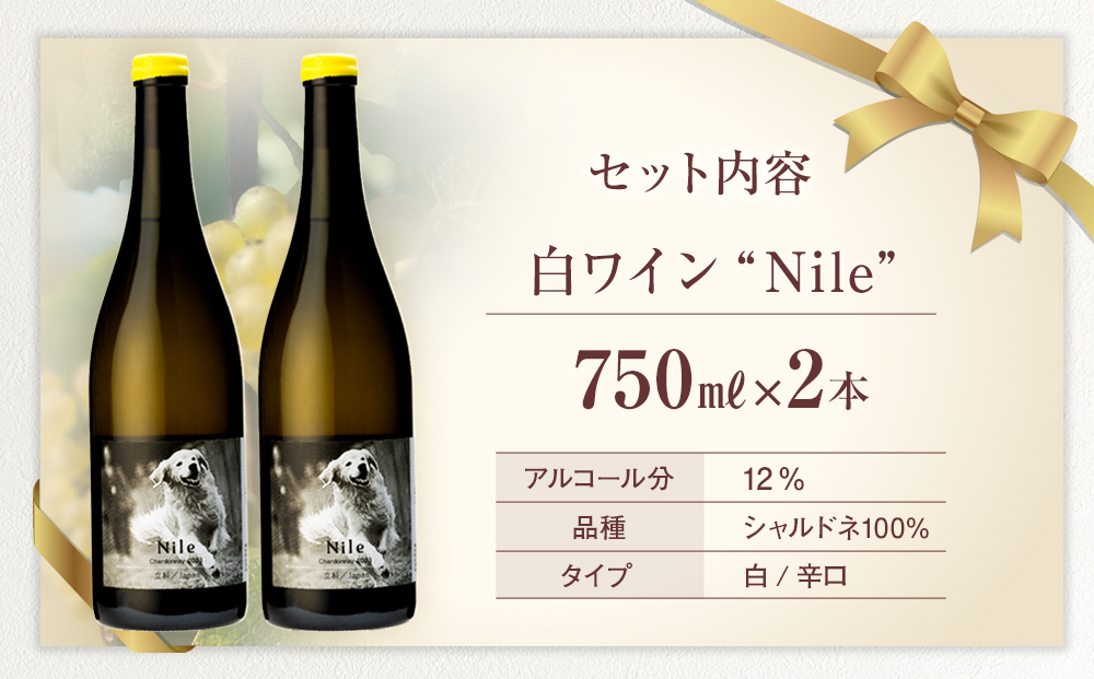 白ワイン（”Nile”）２本セット