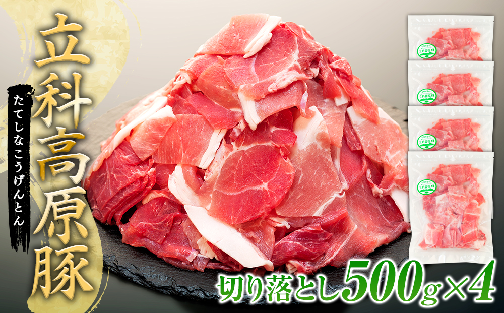 立科高原豚切り落とし500g×4P