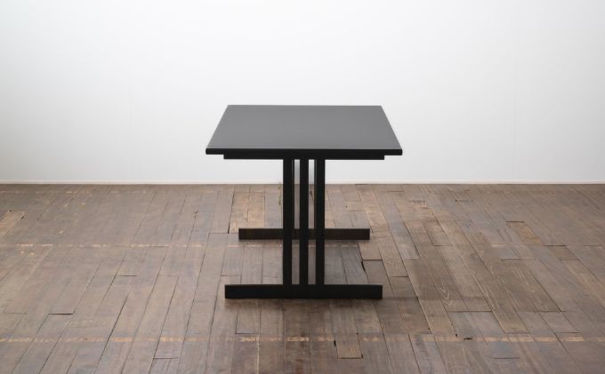 テーブル w1800×d900×h680 ダイニングテーブル 木製 おしゃれ シンプル 拭き漆 国産 机 家具 インテリア 長野 長野県 箕輪町