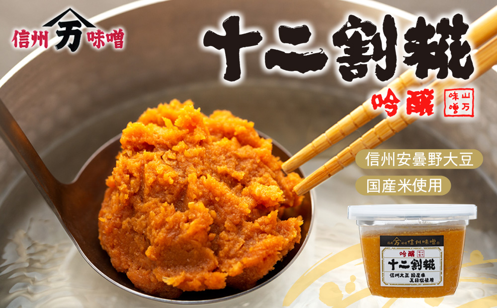 味噌 セット 詰め合わせ 蔵出し 生みそ 山万最高級味噌 セット みそ ミソ 最高級 国産 長野県産 信州産 コク 発芽玄米 十二割糀 大人気 おすすめ