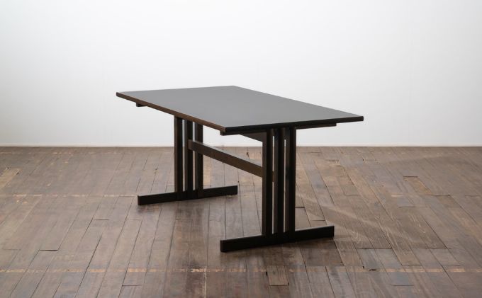 テーブル w1800×d900×h680 ダイニングテーブル 木製 おしゃれ シンプル 拭き漆 国産 机 家具 インテリア 長野 長野県 箕輪町