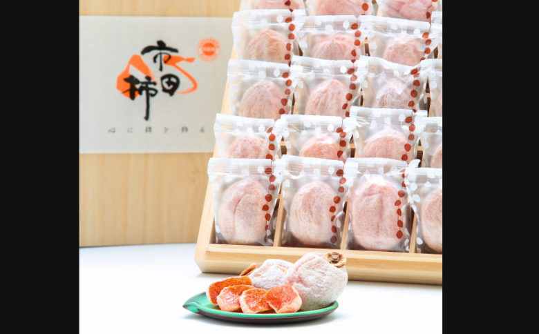 JA20-25A 干柿 市田柿 桐化粧箱 厳選20粒 約680g／2026年1月中旬頃配送 ｜長野県 南信州 干し柿 桐箱 贈答 ギフト お取り寄せ