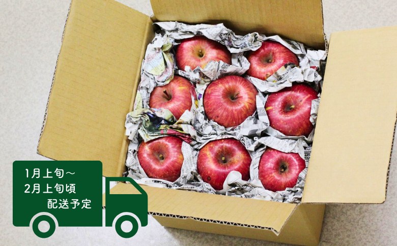 MS17-25A りんご サンふじ（長野県産訳あり品） 約5kg／2026年1月上旬～2月上旬頃配送予定