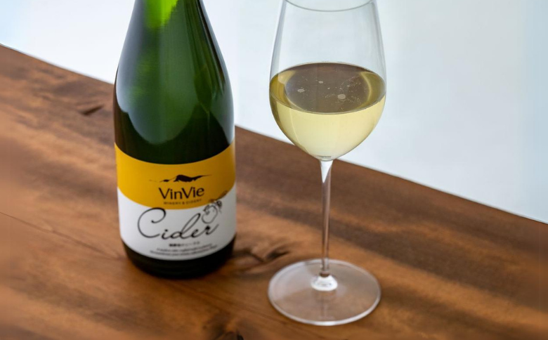 VI05-25F VinVie 蜂酵母のシードル（750ml）｜長野県 南信州 りんごのお酒 シードル 贈答 ギフト