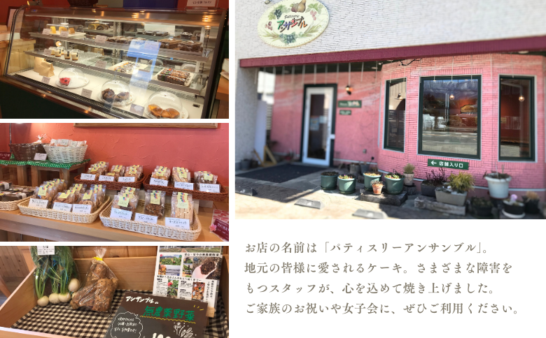 EN03-25D ロールケーキ詰め合わせ４本｜長野県 信州 ロールケーキ アソート 福祉 障碍者支援