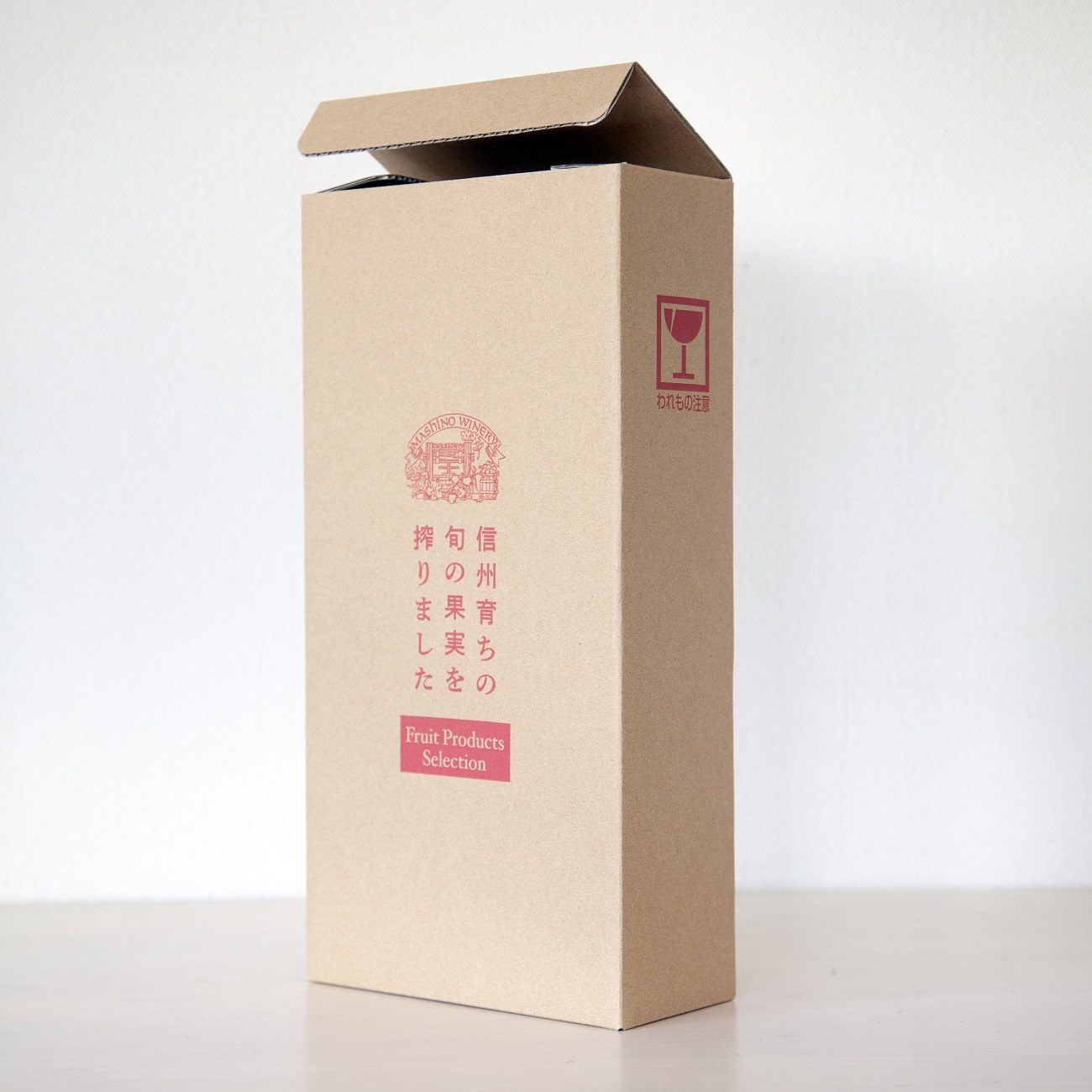 信州産 フルーツジュース 2本セット 長野県 南信州 高森町 桃ジュース 洋梨ジュース もも 飲み比べ 信州まし野ワイン