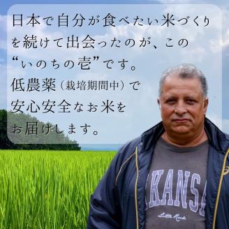 【南信州高森産】2023年産 いのちの壱 ”INOCHI no ICHI”(精米)3kg 長野県 信州 南信州 高森町 米 コメ ＧＯＭＥＳ・ＤＵＡＲＴＥ・ＪＯＳＥ