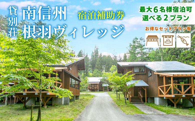 星空が自慢！BBQ 温泉 釣りプラン有★根羽ヴィレッジ 宿泊補助券 (30,000円分) コテージ 旅行