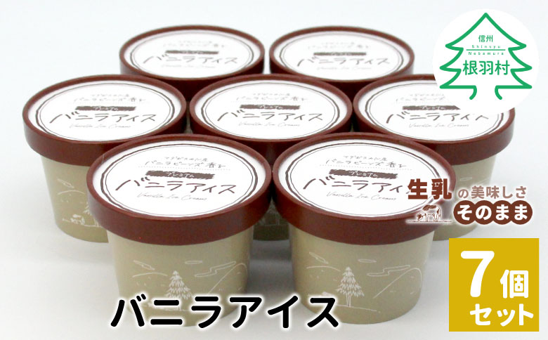 マダガスカル産　バニラビーンズ香る! バニラアイスクリーム (80ml)×7個入り アイスクリーム アイス バニラ バニラビーンズ スイーツ デザート