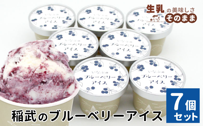 農薬・除草剤不使用！30品種をブレンドした ブルーベリー アイス(80ml)×7個入り