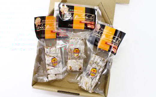 A-92 【数量限定！】 とろける食感の大人スイーツ  市田柿ミルフィーユ 食べ比べ 3本セット