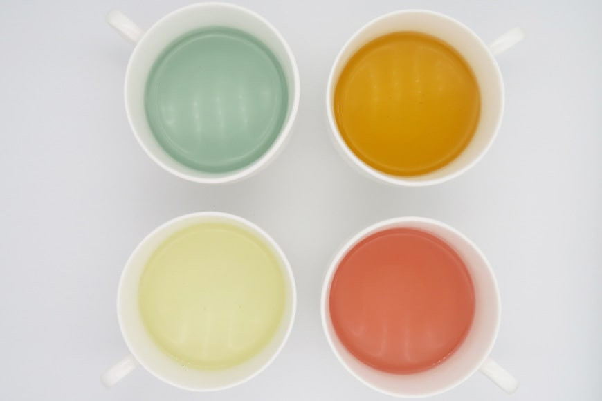 カラーハーブティー4種（リーフタイプ／約70杯分） [ナチュラルマルシェ ソヨソヨ 長野県 池田町 48110831] アソート 飲み比べ セット 睡眠 リラックス ハーブティ メール便