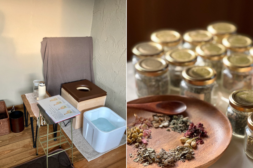 ハーブボール セラピー 割引チケット 3,000円分 [和のか 長野県 池田町 48110809] リラクゼーション よもぎ蒸し 植物療法