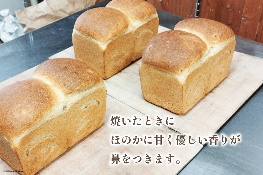 【パリもち！】窯焼き 石臼挽き 全粒粉食パン 1本 8枚切 [しぜん酵母と石窯ぱん　bungaーぶんがー 長野県 池田町 48110768] パン 長期保存 加熱調理 便利食品 朝食 サンドイッチ