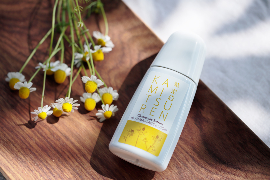 華密恋 ヘッドマッサージローション 1本 130mL [カミツレ研究所 長野県 池田町 48110788] カミツレン カミツレ