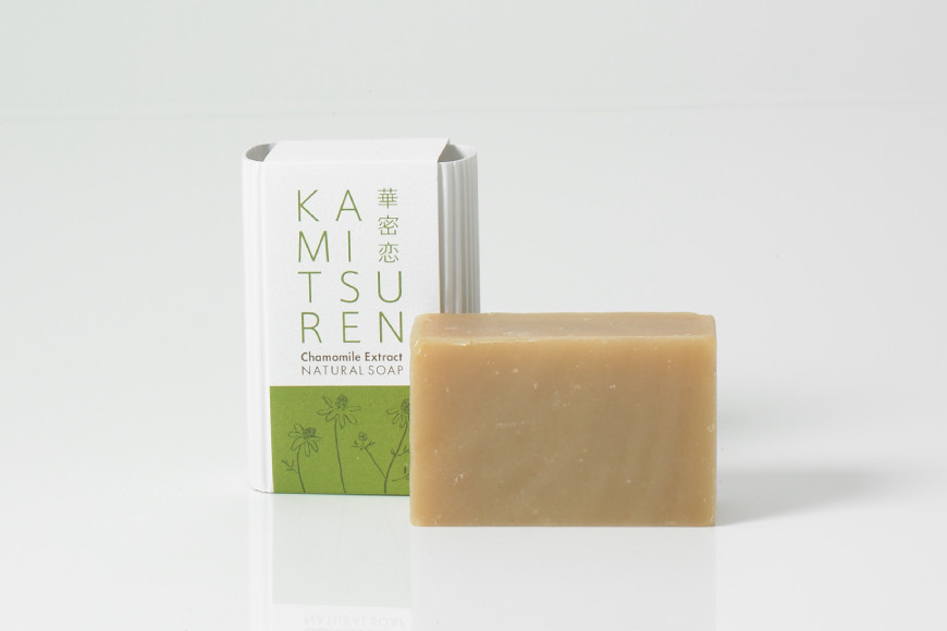 華密恋 ナチュラルソープ 100g [カミツレ研究所 長野県 池田町 48110796] カミツレン カミツレ ソープ
