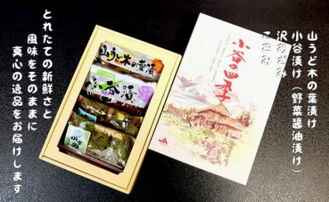 小谷の四季（山菜漬物セット）