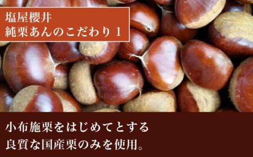 純栗かのこ 9個 ［塩屋櫻井］ 栗菓子 栗きんとん 栗あん お菓子 栗 スイーツ 和菓子 長野 信州 くり お取り寄せ ご当地 送料無料 個包装 ［C-36］ 9個 / 19,000円