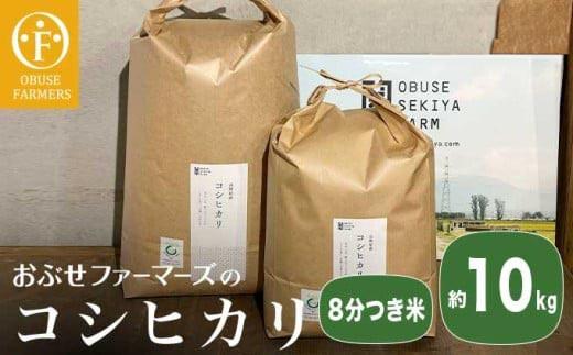 コシヒカリ 8分つき米  約10kg ［ おぶせファーマーズ ］ お米 コメ おこめ ご飯 精米 長野県産  ［FK-16］ 8分つき米 約10kg / 28,000円