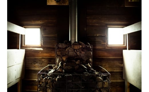 サウナの聖地「The Sauna」で本格薪サウナ！ 2名利用に便利な