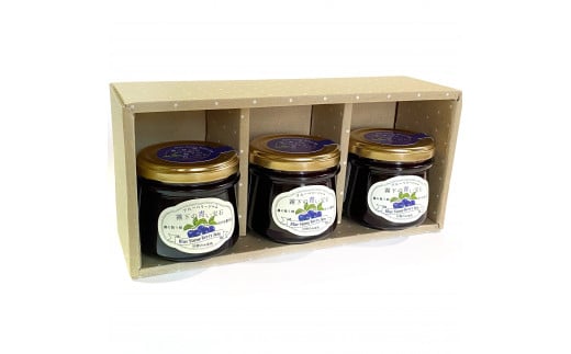 ぶんぶく亭「Stoneジャムセット（6本）」ブルーベリージャ