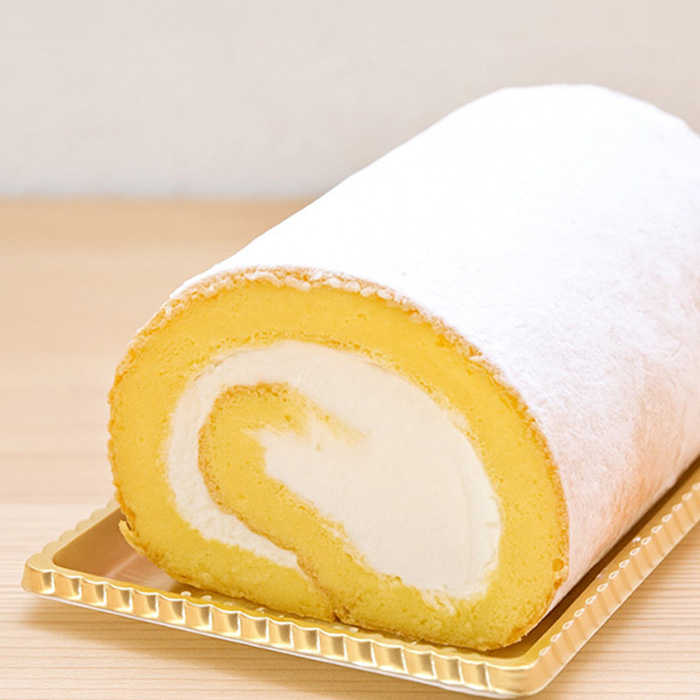 「米粉ロールケーキ プレーン・ナツハゼ」12cm 2本セット 国