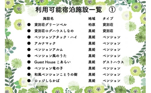 長野県信濃町『町内宿泊ご利用券 6,000円分クーポン』——