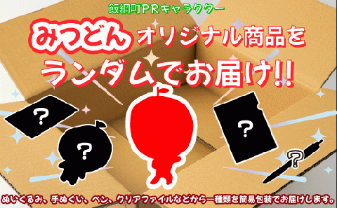 飯綱町PRキャラクター みつどん オリジナル グッズ 沖縄県配送不可 信州 りんご いいづな 3000円 PR キャラクター ゆるキャラ ご当地キャラ かわいい 雑貨 長野県 飯綱町 [1704]