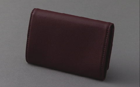 りんごレザー RingoLeather(登録商標) CARD CASE 3pocket 【 赤 】 株式会社SORENA カードケース 信州 50000円 長野県 飯綱町