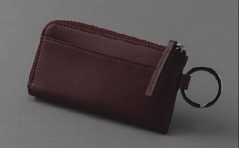 りんごレザー RingoLeather(登録商標) KEY CASE 【 赤 】 株式会社SORENA キーケース 信州 66500円 長野県 飯綱町