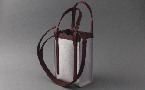 りんごレザー RingoLeather(登録商標) MINI TOTE BAG 【 赤 】 株式会社SORENA ミニトートバッグ 信州 69500円 長野県 飯綱町