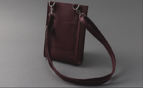 りんごレザー RingoLeather(登録商標) MINI SHOULDERBAG 【 赤 】 株式会社SORENA ミニショルダーバッグ 信州 65000円 長野県 飯綱町