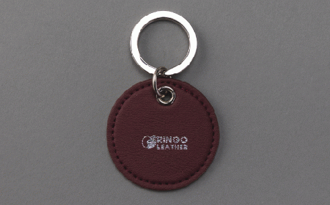 りんごレザー RingoLeather(登録商標) KEY RING 【 赤 】 株式会社SORENA キーリング 信州 4500円 長野県 飯綱町