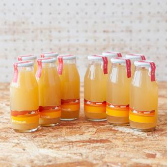 [1304]飯綱りんごのりんご１００％ジュース 【180mL×10本セット】（サンふじ・ジョナサン　各5本） ※沖縄および離島への配送不可　泉が丘喫茶室　長野県飯綱町