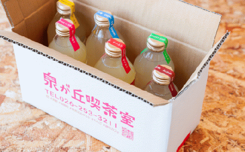 信州産 りんごジュース [ 品種おまかせ ] 230ml × 6本 「飯綱りんご50品種ジュースプロジェクト」 泉が丘喫茶室 沖縄県への配送不可 長野県 飯綱町 [1305]