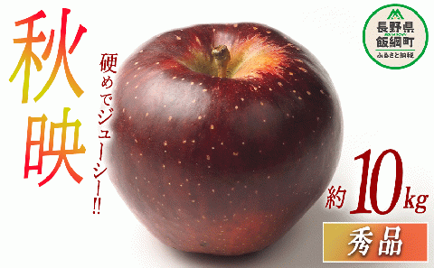 りんご 秋映 秀 10kg 光センサー選別品 ながの農業協同組合 2025年10月上旬頃から2025年10月下旬頃まで順次発送予定 令和7年度収穫分 長野県 飯綱町 [0343]