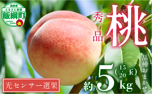 桃 5kg 訳有 先行予約 2025年 秀品 品種おまかせ 白鳳 , あかつき , なつっこ , いずれか1品種 光センサー選別品 配送本州限定 2025年8月上旬～下旬発送 長野 飯綱 [0055]