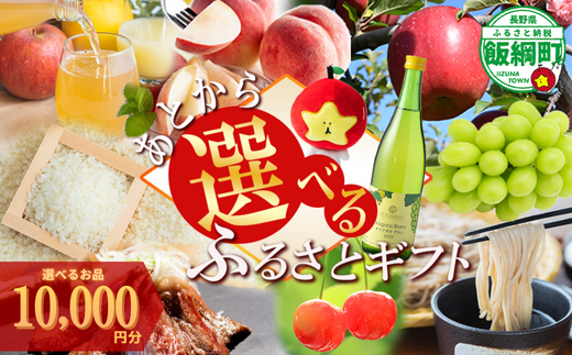 あとからセレクト 【ふるさとギフト】 ギフトポイント 寄附額 10000円分 あとから選べる返礼品 長野県 飯綱町 [2045]