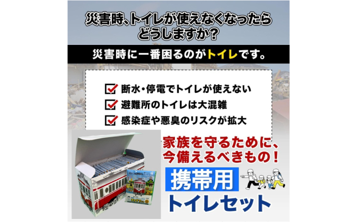 非常用携帯トイレ 旧名鉄岐阜市内電車モ513トレインBOX 携帯トイレ 防災グッツ 災害 岐阜市 / エスイーアイ [ANDV007]