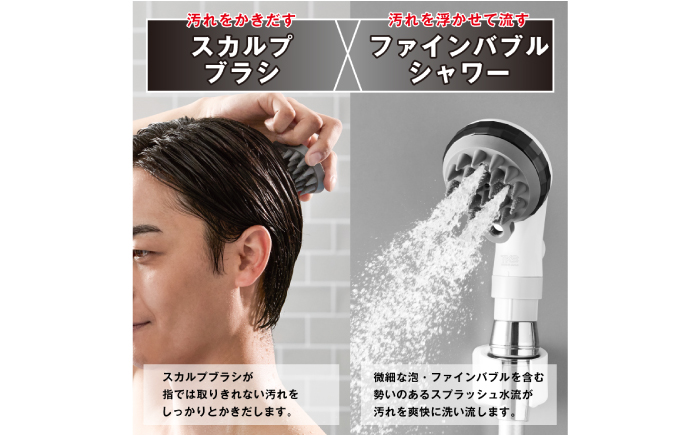 スカルプファイン・スターターキット TK-A301 シャワーヘッド 日本製 ファインバブル 岐阜市 / TKS [ANHK007]